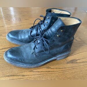 Frye Leather Black Boots